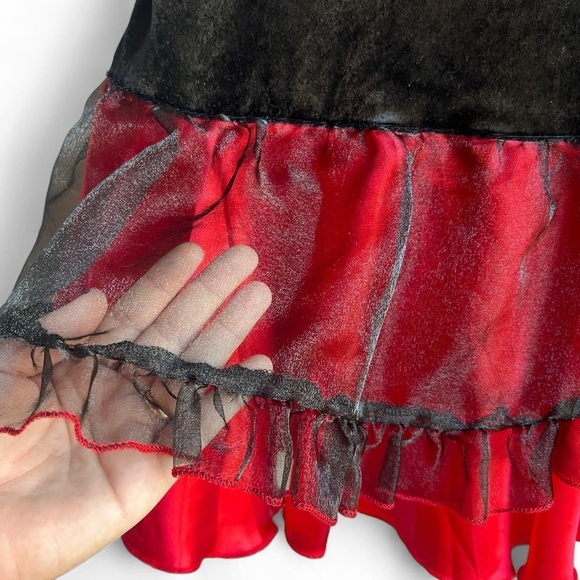 California Costumes Red and Black Heart Dress - Picture 6 of 7